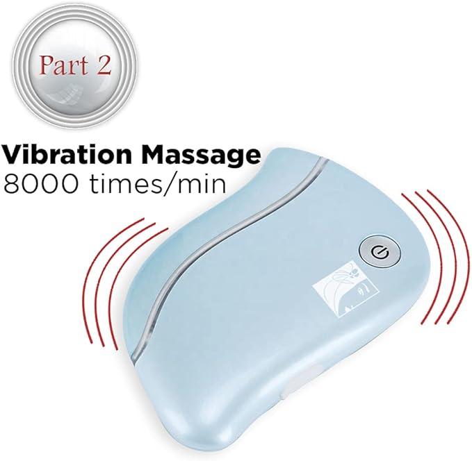 Electric Gua Sha Facial Tool | Face Massager 4-in-1 Multiple Function Gua Sha Electric Massager Treatment for The Face and Neck for Women