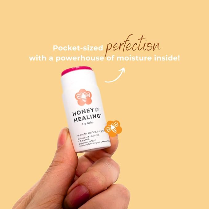 Hydrating Tinted Lip Balm with Manuka Honey 15+ UMF | 12+ Hour Moisture, Zero Waste Recyclable Tube | Lip Moisturizer & Color in One | 0.25 oz / 7 gr (Soft Plum)