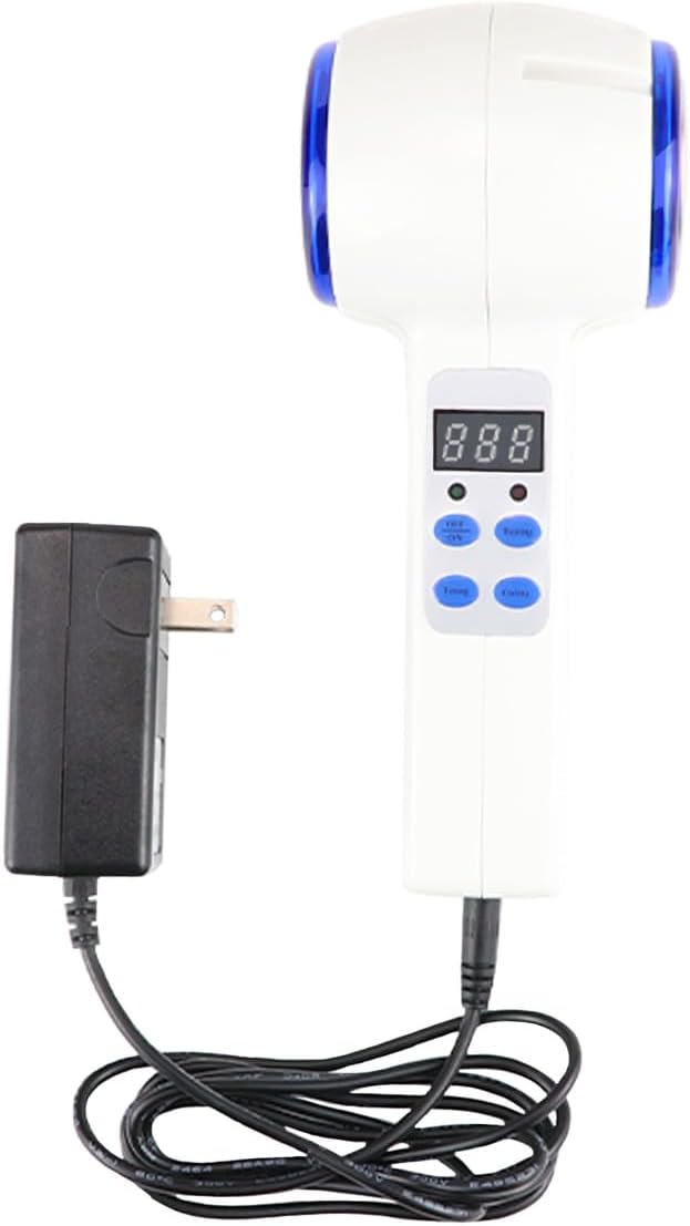 Hot and Cold Face Massager, Double Heads Hammer Vibration Massage Instrument, SPA Anti-Wrinkle Skin Tighten Lifting Massage Machine