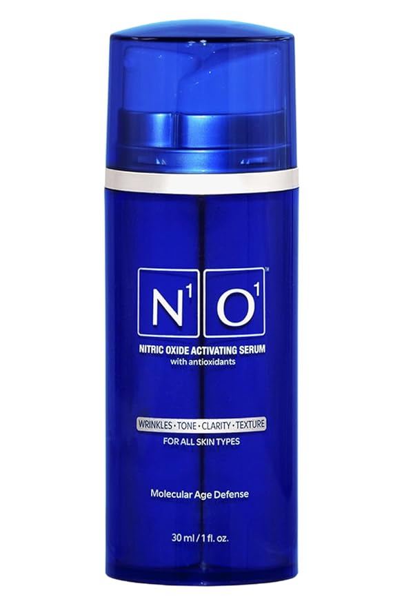Nitric Oxide Activating Serum with Antioxidants | Hydrating Serum For Face | Decreases Wrinkles | Pore Minimizer | Improves Skin Texture | Helps Dark Spots | 1 Fl Oz, 30ml