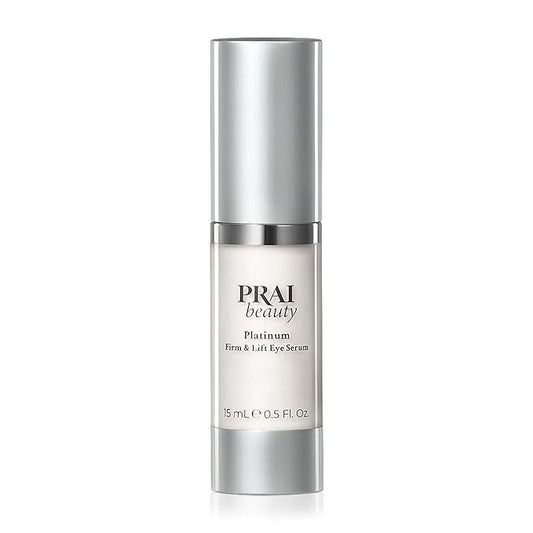 PRAI Beauty Platinum Firm and Lift Eye Serum, Anti-Aging and Hydrating Serum, Paraben-Free, Vegan, Cruelty-Free, 0.5 oz