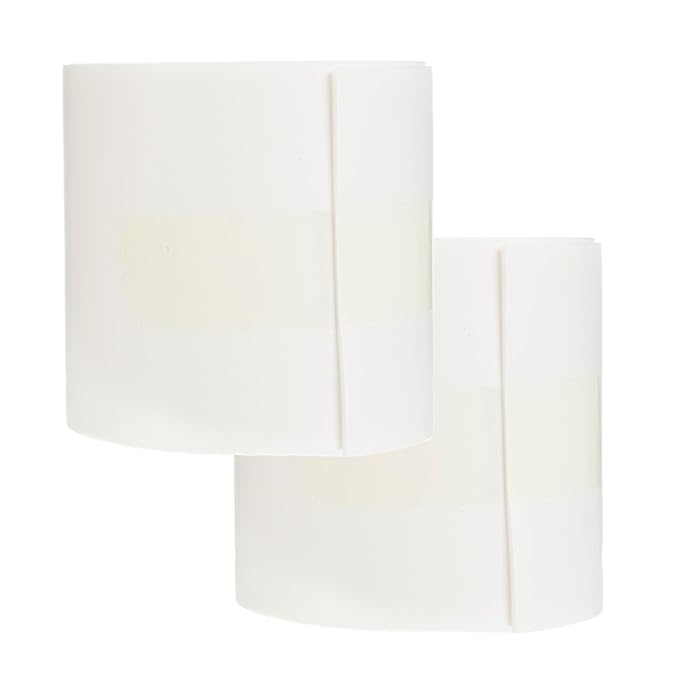 Foam Eye Pads for Eyelash Extensions - 2 Rolls with 110 Pre-Cut Self-Adhesive Under Eye Pads - Lint-Free Lash Pads for Eyelash Extension Application - Gentle Foam Eyelash Pads for Salon Use