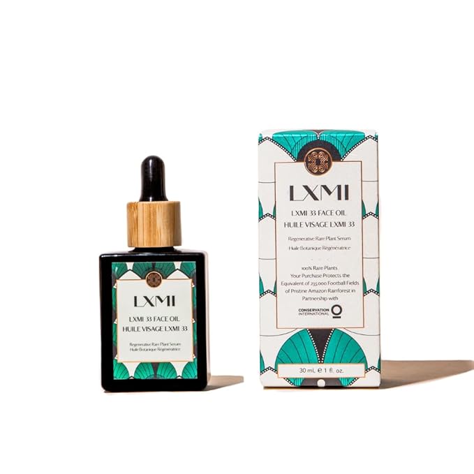 LXMI 33 Face Oil - Plant-Based Skincare Powered by 33 Rare, Nourishing, Social Impact-Sourced Botanicals - Moisturizing, Protecting, Glow