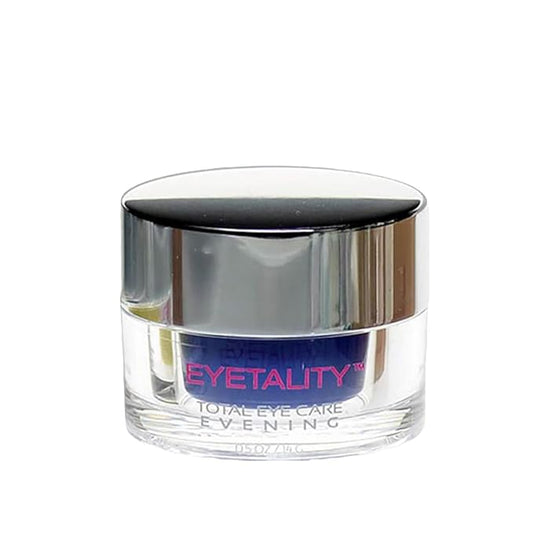 Serious Skincare - Eyetality PM Eye Night Cream with Resveratrol - Keratin & Lash Boosting Peptides for Thicker, Longer Lashes - Antioxidant-Rich to Treat Under Eye Signs of Aging 0.5 FL.Oz.