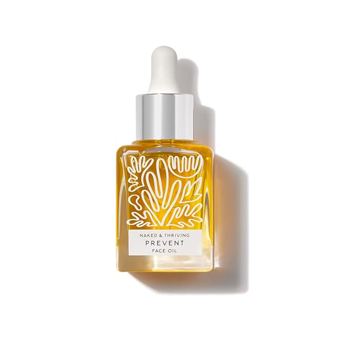Naked & Thriving Prevent Anti-Aging Facial Oil - Vegan, Naturally-Derived Skin Care & Face Oil (1.18 oz/35 mL)