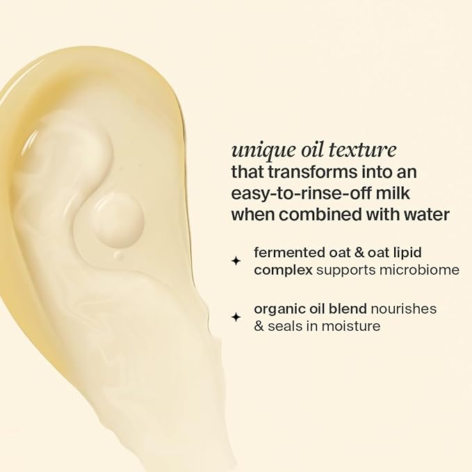 Cocokind Oil to Milk Face Wash, Oil Based Cleanser and Oil Makeup Remover - Cleansing Oil, Cleansing Milk and Cream Cleanser for Face