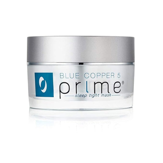 Osmotics Blue Copper 5 Prime Sleep Tight Mask 1.7oz - Visibly Tighter, Lifted, & Hydrated Skin, Targeting Signs of Aging, Plumping Fine Lines, and Promoting a Healthy, Radiant Glow for All Skin Types