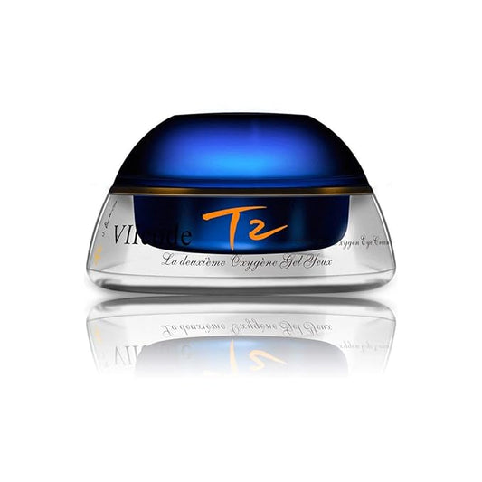 T2 O3.0 Oxygen Eye Cream For Dark Circles Puffiness Wrinkles Fine Lines Firmness Bags Crow's Feet 5 ml
