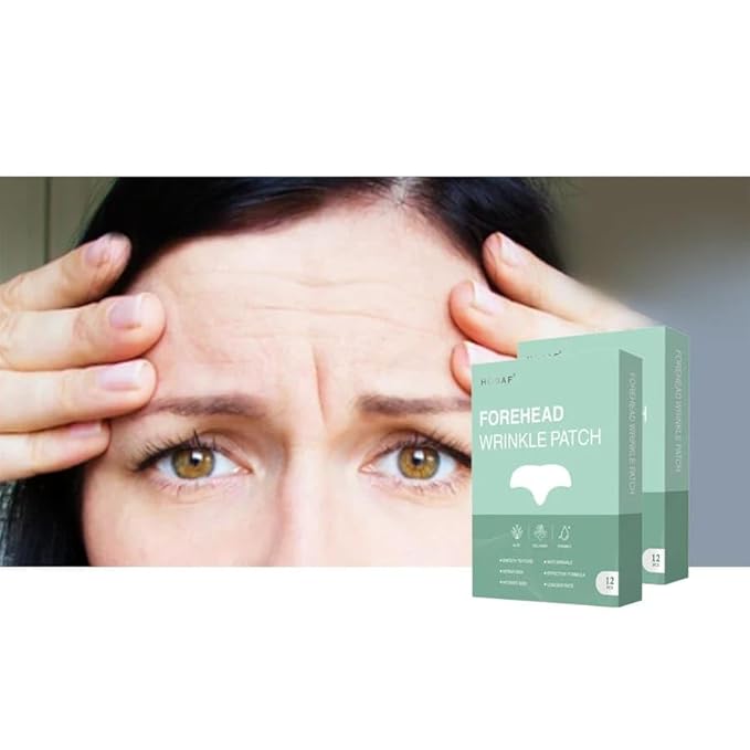 Forehead Wrinkle Patches - Reusable Silicone Pads for Forehead Lines & Frown Wrinkle Patches - Anti-Wrinkle Face Patches for Smoother, Firmer Skin - Overnight Wrinkle Treatment for Women & Men