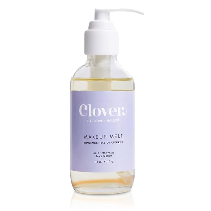 Clover Makeup Melt Milky Cleansing Oil | Gentle Makeup Removal, Skin-Friendly Formula and Residue-Free Rinse | Cruelty-Free & Vegan Face Oil - 118 ml