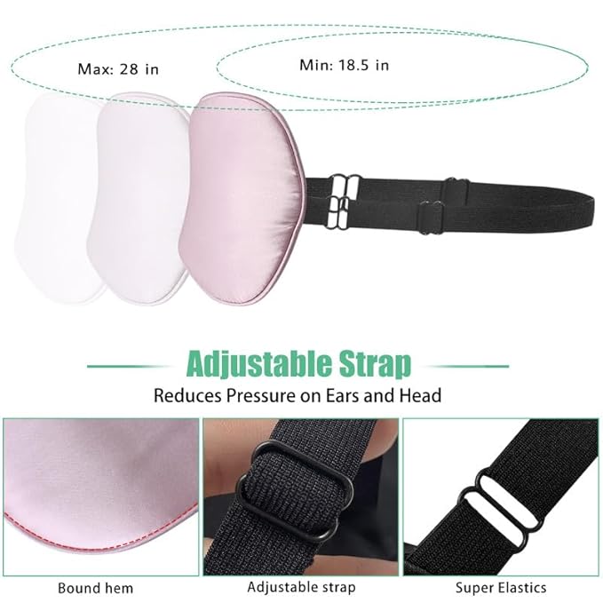 BeeVines Gel Eye Masks & Silk Sleep Mask