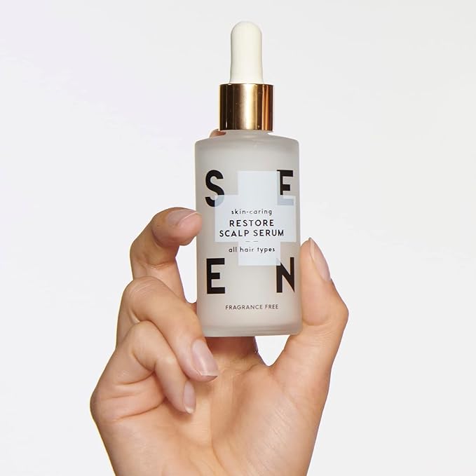 SEEN Restore Scalp Serum, Fragrance-Free - Clinically Proven, Dermatologist-Developed Hydrating Serum, Promotes Healthy Scalp, Safe for Sensitive & Eczema-Prone Skin