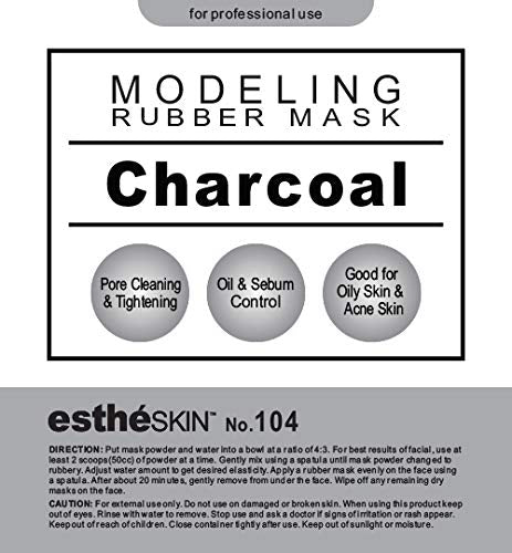 No.104 Charcoal Modeling Rubber Mask for professional use, 35 Oz.