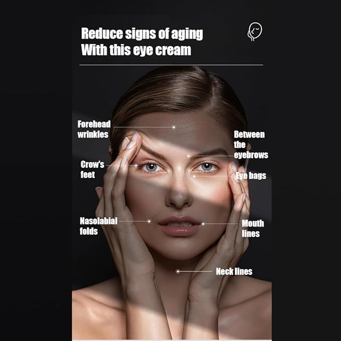 Moisturizing Elastic Eye Cream Relax Eye Skin Anti-Aging Hydrate Delicate Smooth Under Eye Bags Forehead Wrinkles Fine Lines 3ml x 2pcs