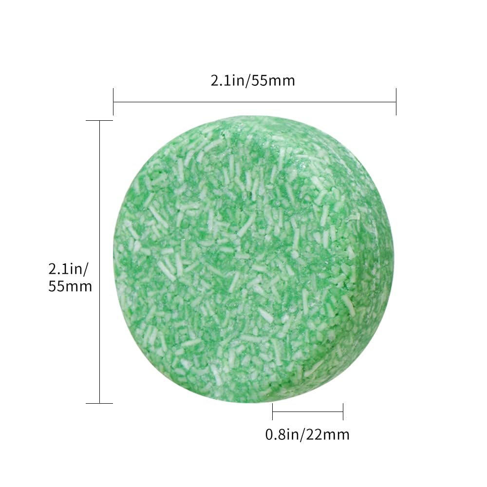 LIYALAN Lavender and Peppermint Shampoo Bar for Hair Solid Soap(2 Pack),Deep Cleansing Hair Shampoo for Fine Oily Hair