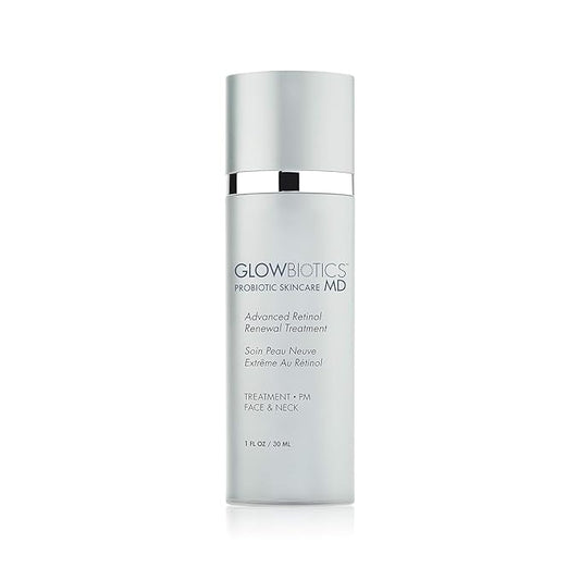 Glowbiotics Advanced Retinol Renewal Treatment: Nightly Anti-Aging Cream for Smoother, Brighter Skin | Firms & Reduces Pores with Retinol