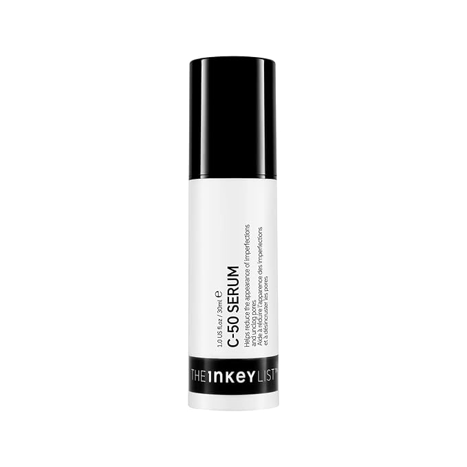 The INKEY List C-50 Serum 30ml, Blemish Night Treatment, Unclogs Pores, Fragrance Free, Suitable For All Oily Skin