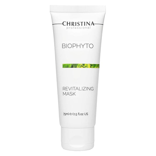 Christina Bio Phyto Revitalizing Facial Mask | Hydrating Anti-Aging Face Masks Skincare | Reduces Wrinkles, and Uneven Skin Tone | Algae, Vitamins B9 and B12 | Suits All Skin Types, Men and Women 75ml