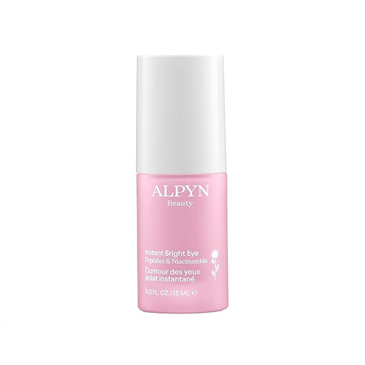 Alpyn Instant Bright Eye with Peptides & Niacinamide | Brightens Dark Circles, Visibly Firms & Softens Fine Lines | 0.5 Fl Oz / 15 ml