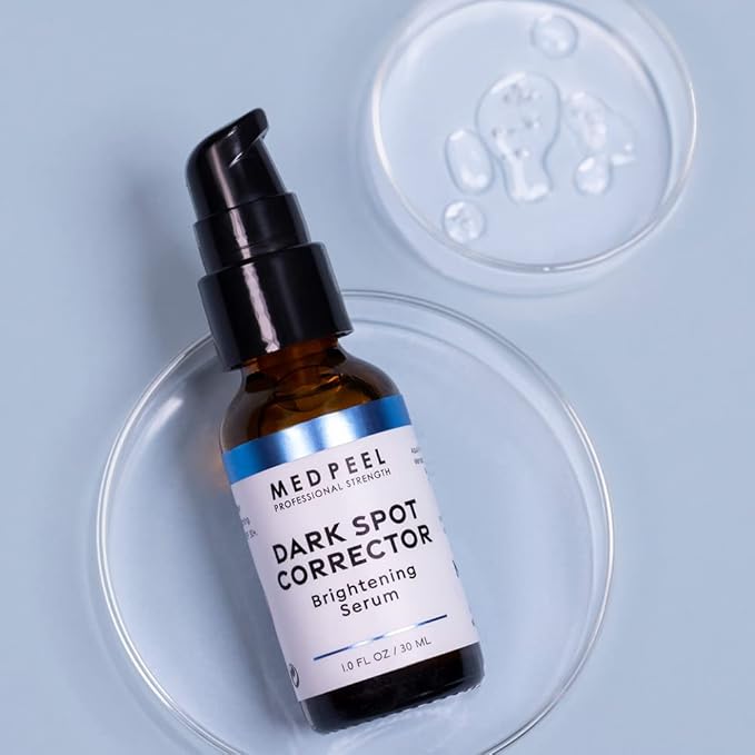 MedPeel Dark Spot Corrector Brightening Face Serum, Targets Age Spots, Sun Spots and Hyperpigmentation, 1.0 fl oz