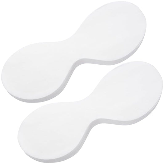 Joez Wonderful 150 Sheets Disposable Eye Mask Paper, Non Woven Eye Care Patches Paper Eye Covers, Cotton Spa Eye Pads for Facials, DIY Clear Eye Mask Paper Beauty Sheets for Makeup