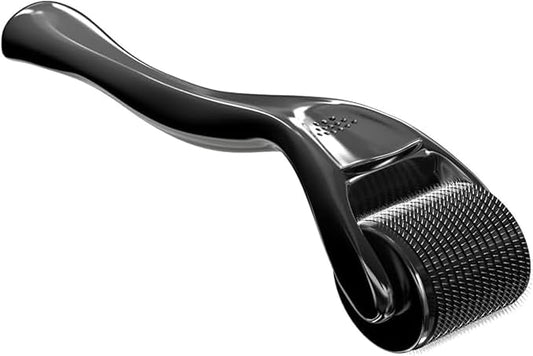 Derma Roller 540 Stainless Steel Black Microneedling Roller Facial Skin Care Home Use for Face Beauty Massage Tools
