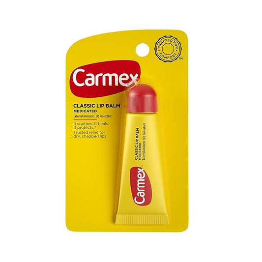 Carmex Classisc Lip Balm Medicated 0.35 oz (Pack of 10)