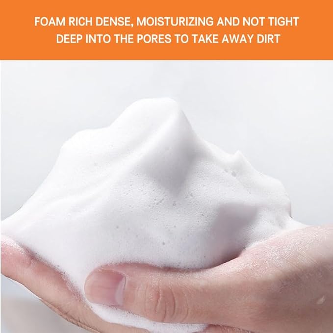 Turmeric Facial Cleanser,Turmeric Soap And Turmeric Face Scrub Three Piece Set for Face & Body,Turmeric Face Wash,Turmeric Exfoliating Scrub,Turmeric Soap Bar for Face