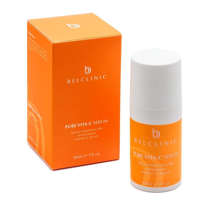 Pure Vita-C Serum – Brightening Vitamin C + Hyaluronic Acid + Vitamin E – Antioxidant Glow Booster for Radiant Skin, Anti-Aging, Hydration & Collagen Support – Vegan, 30ml