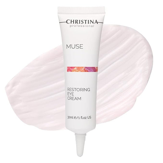 '-CHRISTINA- Muse Restoring Eye Cream | Diminishes Fine Lines, Dark Circles, and Signs of Aging | Formulated with Peptides for Lasting Rejuvenation 30ml