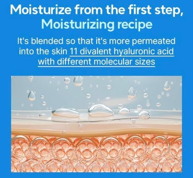 HYALURONIC ACID MOIST REJUVENATING FACIAL MASK SET 10, White