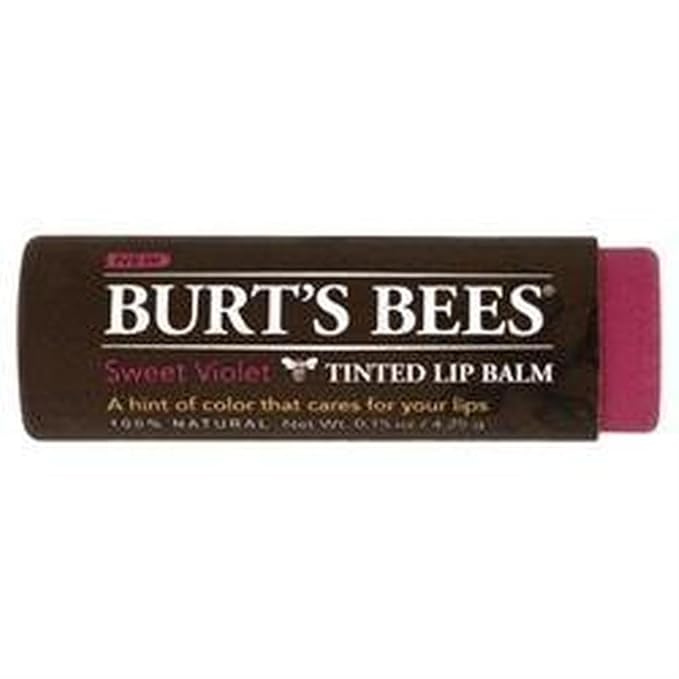 Burt's Bees Tinted Lip Balm, Sweet Violet, 1 Count