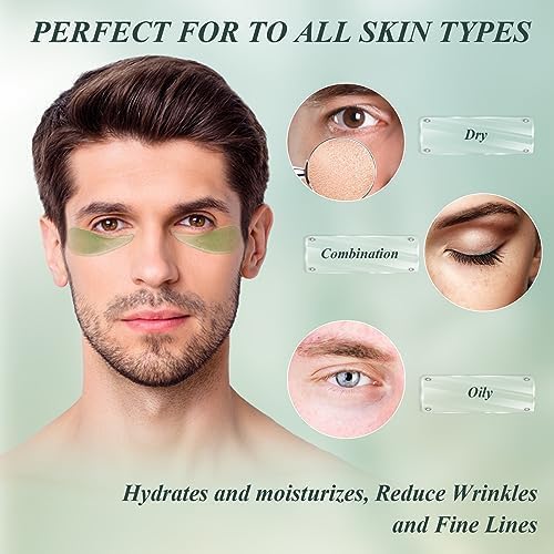 Aloe Vera Under Eye Mask - 60 PCS Aloe Vera Under Eye Patches - Combat Puffy Eyes,Aloe Vera Collagen Eye Mask Dark Circles, Fine Lines, and Wrinkles Using Pure Natural Extracts