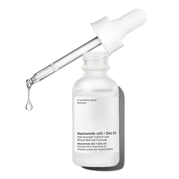 10% Niacinamide + 1% Zinc Face Serum, Nourishing & Refreshing Facial Serum ， Women Serum for Oil Control and Acne 30ML/1 Fl Oz