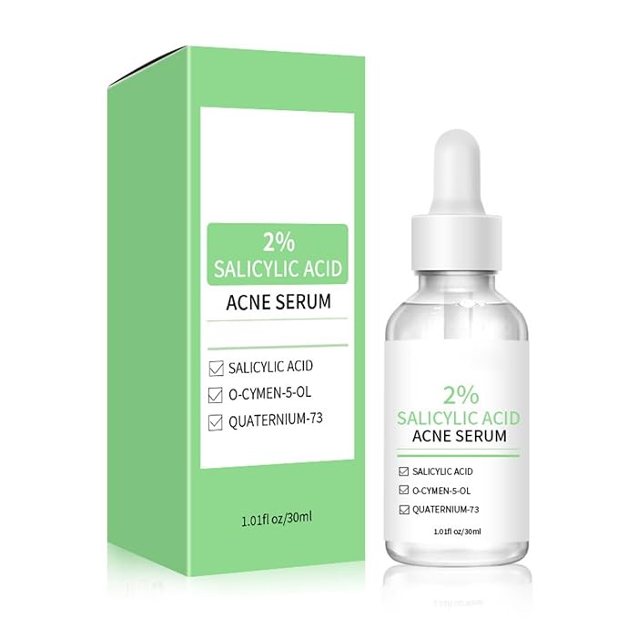 Acne Treatment Serum with 2% Salicylic Acid & Niacinamide-Centella Asiatica Facial Repair Oils for Sensitive & Acne-Prone Skin Acne Spot Treatment Gentle Spot Care Oil Control, 1 Fl Oz