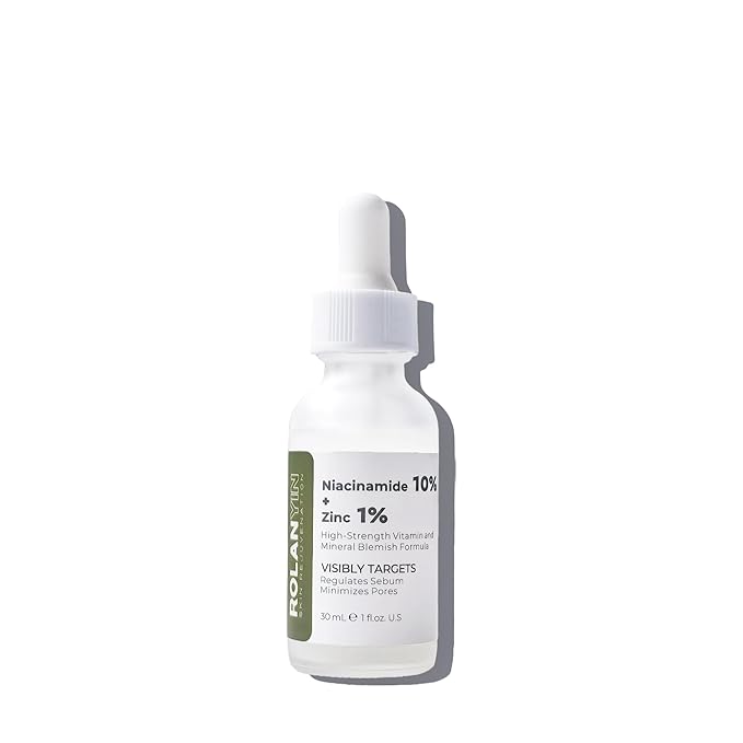ROLANYIN Niacinamide 10% + Zinc 1% Facial Serum for Oil Control and Pore Minimizing Blemish Treatment Hydrating Soothing Anti Aging and Nourishing Formula Skin Care