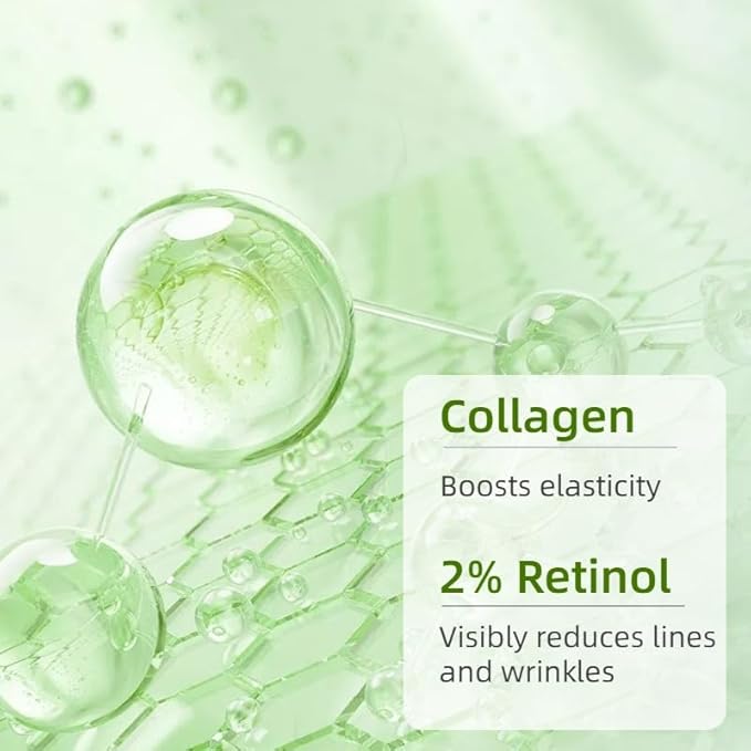 ROLANYIN Collagen + Retinol Cream for Deep Hydration and Anti Aging Firming Wrinkle Reduction Nourishing and Plumping Formula Skin Care