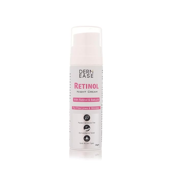 Retinol Night Cream 30 ML | Anti-Ageing Night Cream for Wrinkles & Fine Lines | Hydrating & Firming Night Cream for Youthful Skin