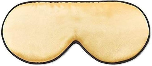 Eye See Sleep Eye Mask - Eye Covers for Sleeping to Ensure A Good Nights Rest - Comfortable Eyemask Lays Softly On Your Eyes - Use as Travel Eye Mask - Gold