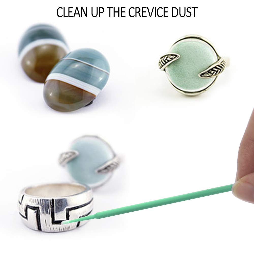 500 PCS Disposable Micro Applicator Brush Bendable Makeup Brush Mascara Brush for Eyelash Extensions, 5 Colors (Head Diameter: 2.5/2.0/1.5 mm)