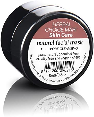 Herbal Choice Mari Natural Facial Mask; 0.5floz UV Glass