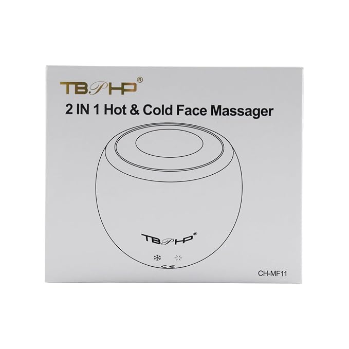 TBPHP 2 in 1 Red-Light Hot Cold Electric Face Massager,Multifunctional Wireless Facial Sculpting Tools for Face and Neck Toning Devices