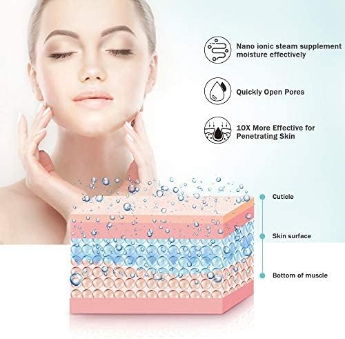 EZBASICS Facial Steamer Bundled with Aromatherapy Pads