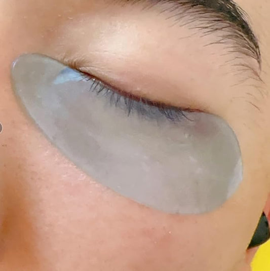 Silicone Eye Patch Reusable Under Eye Patches Sticky Under Eye Cover Shield Eyelash Extension Mask 8 Pair Lower Lash Isolation Pad For Sensitive Skin Relaxing Lash Perm Tint Pads (Mix Rainbow Color)