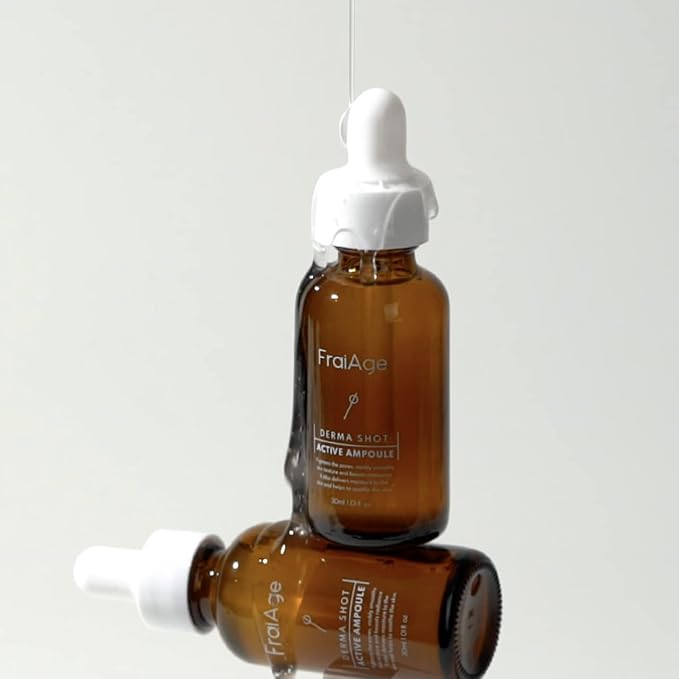 derma shot active ampoule 30 ml 1.01 fl oz_Skin Energy, Moisturizing, Calming,Pore Care, Hyaluronic Acid & Spicule serum, spicule from sea sponges &Hydrating Facial Serum,Korean Skincare.