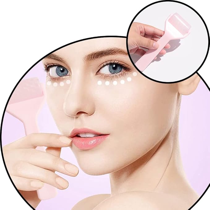 YPWangShengRui Ice Roller for A Reusable Facial Tool Translucent Ice Compress Facial Beauty Tool for Puffiness Migraine Relief and Minor Injury