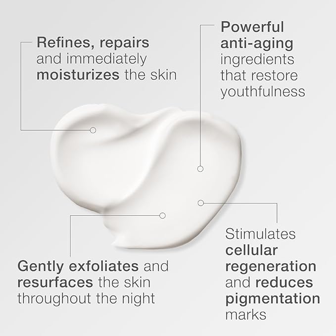 Exclusive Cellular Night Refine & Repair Cream | Youth-Boosting Overnight Moisturizer | Tripeptide & Cell Renewing Complex | Reduces Pigmentation & Wrinkles (1.7 Oz / 50 mL)