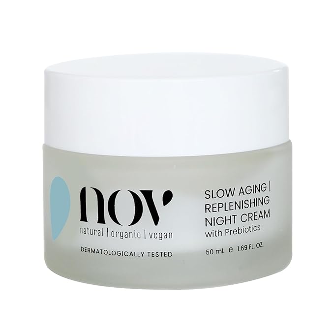 Slow Aging Replenishing Night Cream - Face Moisturizer with Rose Hip Oil - Moisturizer Face Cream to Reduce Fine Lines and Aging Spots - 1.69 oz