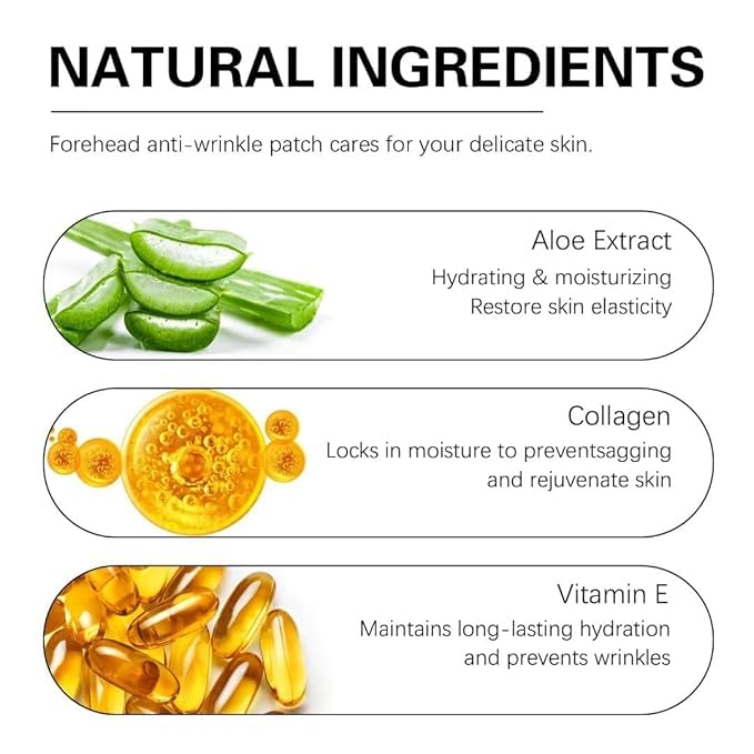 12-Piece Silicone Wrinkle Patch Set with Collagen, Vitamin E & Aloe – GlowPatch Anti-Aging Reusable Face & Eye Pads – Style Lifting Patches for Instant Glow, Skin Firming & Hydration