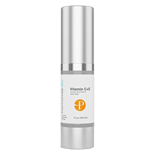 Photozyme Anti Aging Vitamin C + E Ferulic Acid Face Skincare Lotion, 1 fl. oz/30 ml